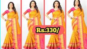 Amazon Designer Party Wear Saree Rs.330 / Buy Online / Saree In Cheap Rate