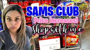 MASSIVE SAMS CLUB PRICE INCREASE SHOP AND HAUL! INFLATION PREP AND STOCKPILE HAUL! LARGE FAMILY OF 7
