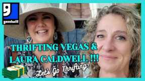 THRIFTING VEGAS and LAURA CALDWELL Collab / SHOP GOODWILL and MORE WITH US  / PART 1 / Im on WHATNOT