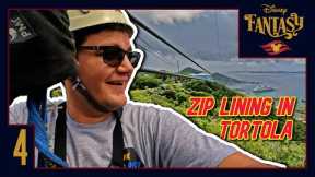 Disney Fantasy Cruise 4 | Zip Lining in Tortola and Pirate Night