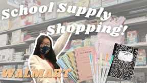 SCHOOL SUPPLY SHOPPING 2021 AT WALMART **affordable supplies
