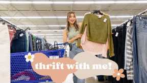 THRIFT WITH ME | thrifting in Nashville for fall clothes - try on haul & how to style | by Chloe Wen