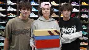 Sturniolo Triplets Go Shopping For Sneakers With CoolKicks