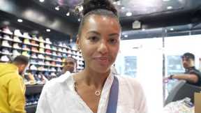 Malika Andrews Goes Shopping For Sneakers With CoolKicks