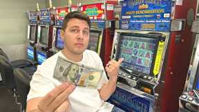 $100 in a Las Vegas Grocery Store SLOT MACHINE..I got a HAND PAY!