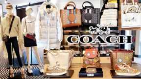 👜👛 COACH OUTLET SHOP WITH ME‼️ | WOMEN'S OUTERWEAR HANDBAGS WALLET | COACH X PEANUTS COLLECTION 2022