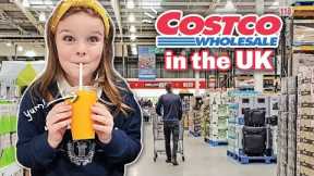 Is British Costco BETTER than American Costco? + Trying EVERYTHING at the FOOD COURT