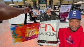 Sneaker shopping on National Outlet Shopping day!!