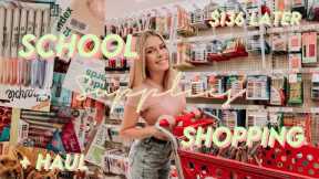 School Supplies Shopping Vlog + Haul | Back to College 2021 | Basically Megan