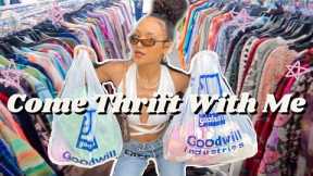ANOTHER THRIFT ADVENTURE | COME THRIFT WITH ME AT GOODWILL | TRENDY SPRING HAUL