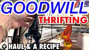 THRIFT WITH ME at Goodwill for home decor + THRIFT HAUL * Thrifted kitchen time!
