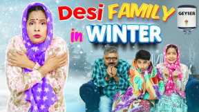 Desi Family in Winters | #Fun #Sketch #comedy | ShrutiArjunAnand