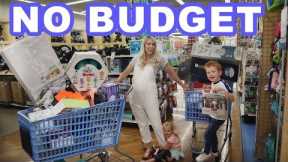 NO BUDGET BABY SHOPPING SPREE!