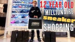 12-Year-Old Millionaire Goes Sneaker Shopping