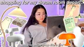 online shopping for my DREAM room/apartment (decor haul, online shopping tips, + wishlist ideas!)