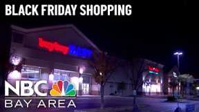 Lack of Bay Area Shoppers Waiting in Line at Stores for Black Friday