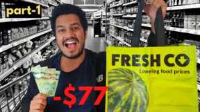 INTERNATIONAL STUDENT GROCERY SHOPPING IN 🇨🇦 CANADA| Food Items to bring from India? | Piyush Canada