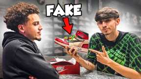 Selling FAKE Shoes To Sneaker Stores!