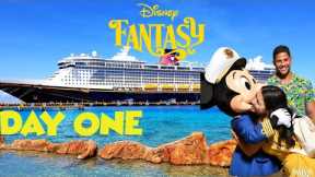 Disney Fantasy 8 Day Caribbean Cruise | Day one |  Embarking and more.