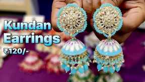Premium Kundan Earrings Jhumka Collection | at Lowest Price | Kundan Jewellery