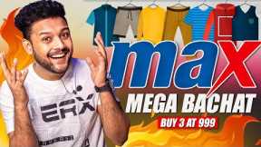 BIGGEST DISCOUNT 🔥 MAX Fashion MEGA DIWALI SALE 2022 | Online Shopping in Low Budget