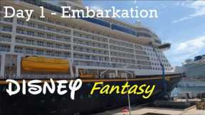 Day 1 - Disney Fantasy Western Caribbean 7-Night Cruise | Embarkation | August 2022