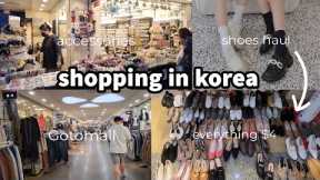 shopping in korea vlog 🇰🇷 shoes & accessories haul from Gotomall Underground Shopping Center