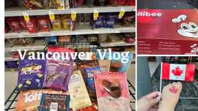Grocery shopping for Chocolates | Jollibee Meal | Canada Day Celebration | Old Navy Sale Items