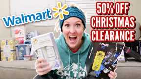 WALMART CHRISTMAS CLEARANCE 2022 SHOP WITH ME & HAUL | 50% OFF SHOPPING