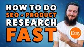 How To Do SEO + Product Research FAST - Find Winning Trends in Seconds