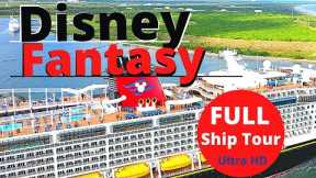 Disney Fantasy | Full Cruise Ship Walkthrough & Review | Ultra HD |Disney Cruise Lines