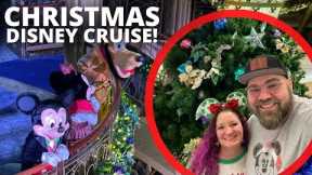 Our First Christmas Disney Cruise! Getting On The Disney Fantasy!