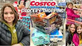 Costco Grocery Haul! Shop With Us! We Need Everything! Vlogmas Day 5!🦌