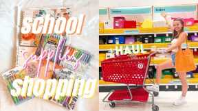 school supplies shopping + HAUL 2022! | college student essentials