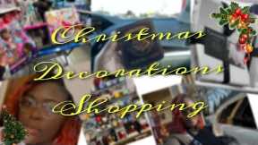 CHRISTMAS DECORATION SHOPPING || Walmart, Hobby Lobby, Home Depot, Lowe’s etc || iiAmSarafina