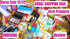 Daraz Shopping Haul-12.12 Biggest Sale Of The Year-Products With Free Gifts-Review-Viral Products