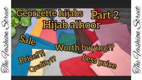 Online hijabs part 2 | affordable | chiffon Georgette| hijab alhoor review
