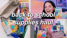 BACK TO SCHOOL SUPPLIES SHOPPING + HAUL