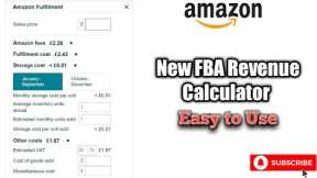 Amazon FBA Profit Calculator | How to Use Amazon's new FBA Revenue Calculator | [Urdu/Hindi]