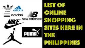 Legit Online Shopping Sites in the Philippines | Huge discounts on Adidas, Nike, Jordan, and etc.