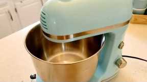 How to review Delish by DASH Compact Stand Mixer Quart with Beaters  Dough Hooks Blue @amazonsale