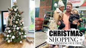 CHRISTMAS SHOPPING FOR OUR NEW HOUSE + TREE REVEAL AND DECORATE WITH US!! WHOLESOME CHRISTMASSY DAY