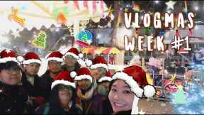 vlogmas week 1 - shanaira vlog (christmas shopping, family time, visiting christmas markets)