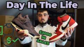 $3000 IN SNEAKER SALES!? Day In The Life Of A Sneaker Reseller