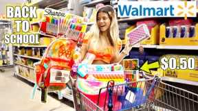 WALMART BACK TO SCHOOL SUPPLIES SHOPPING SPREE 2022! *College Edition*