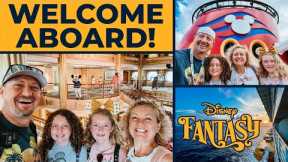 Disney Fantasy Embarkation Day | Checking Out Oceaneer's, Edge & Vibe Clubs | Disney Fantasy Day 1