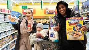CRAZY GROCERY SHOPPING CHRONICLES WITH THE ROBERTS FAMILY |VLOGMAS 19