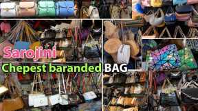 Sarojini Nagar Market Delhi Branded Bags Collection || Online Available  || Hindi