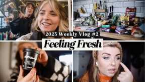 WEEKLY VLOG #3 2023 | My Weekly Food shop, Lush Haul & Fresh Hair.