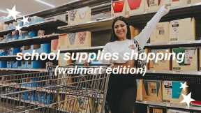college school supplies shopping vlog + giveaway 2022 | walmart